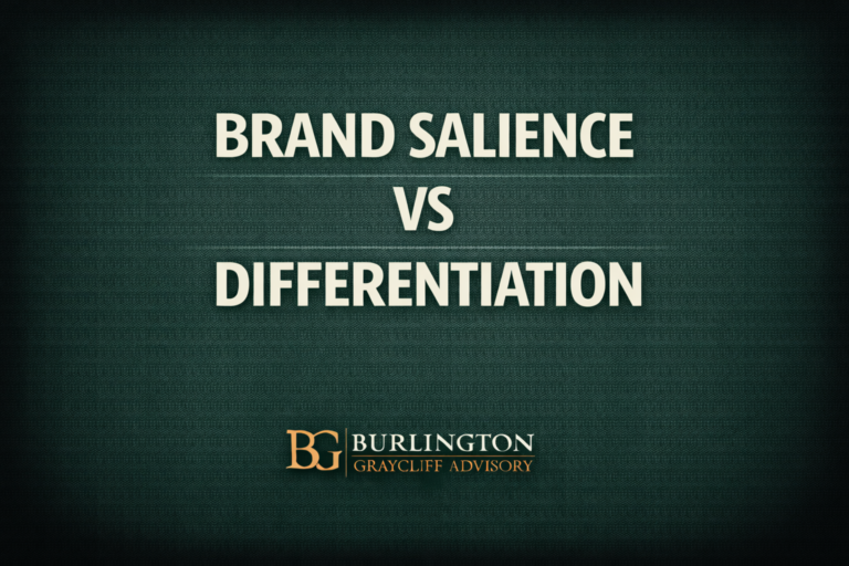 Brand Salience vs Differentiation