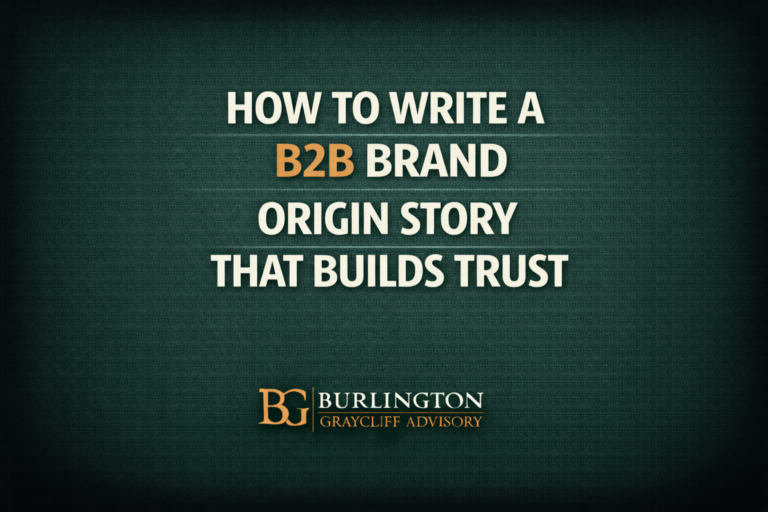 How to Write a B2B Brand Origin Story That Builds Trust