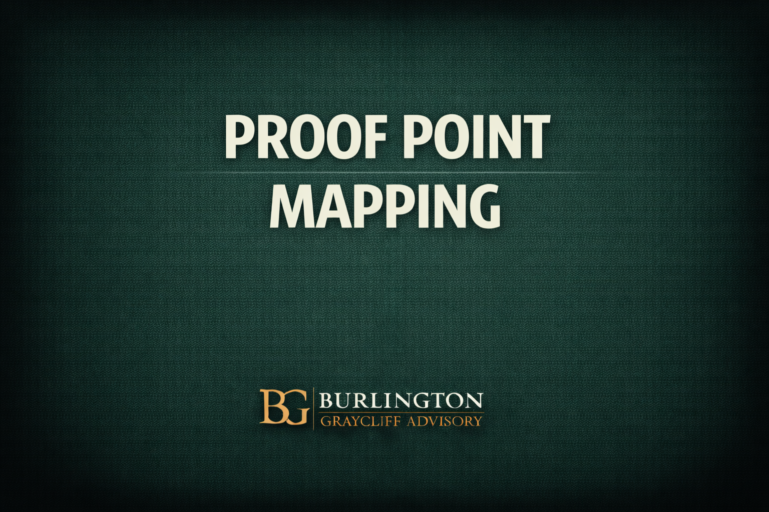 Proof Point Mapping