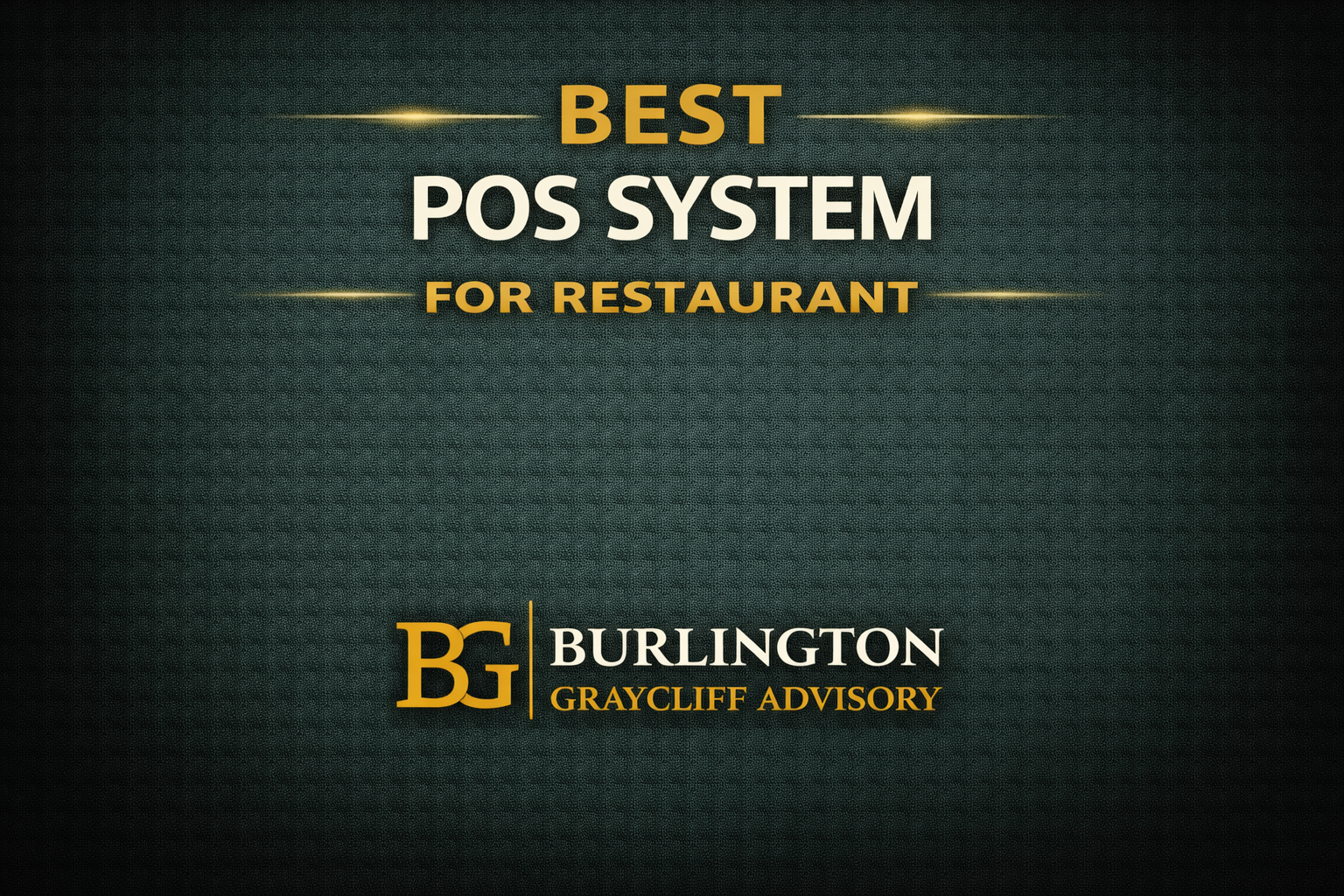 best POS system for restaurant