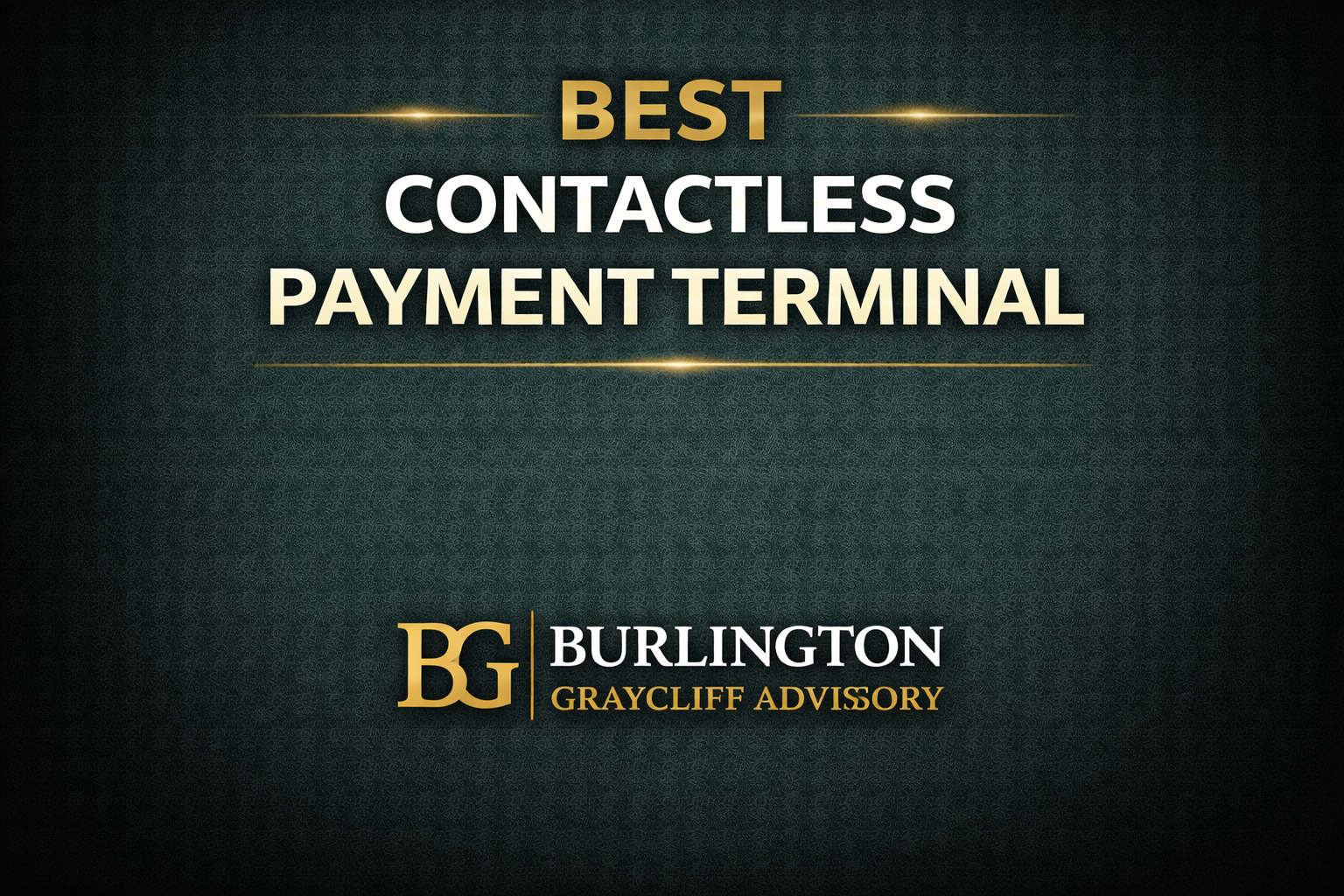best contactless payment terminal