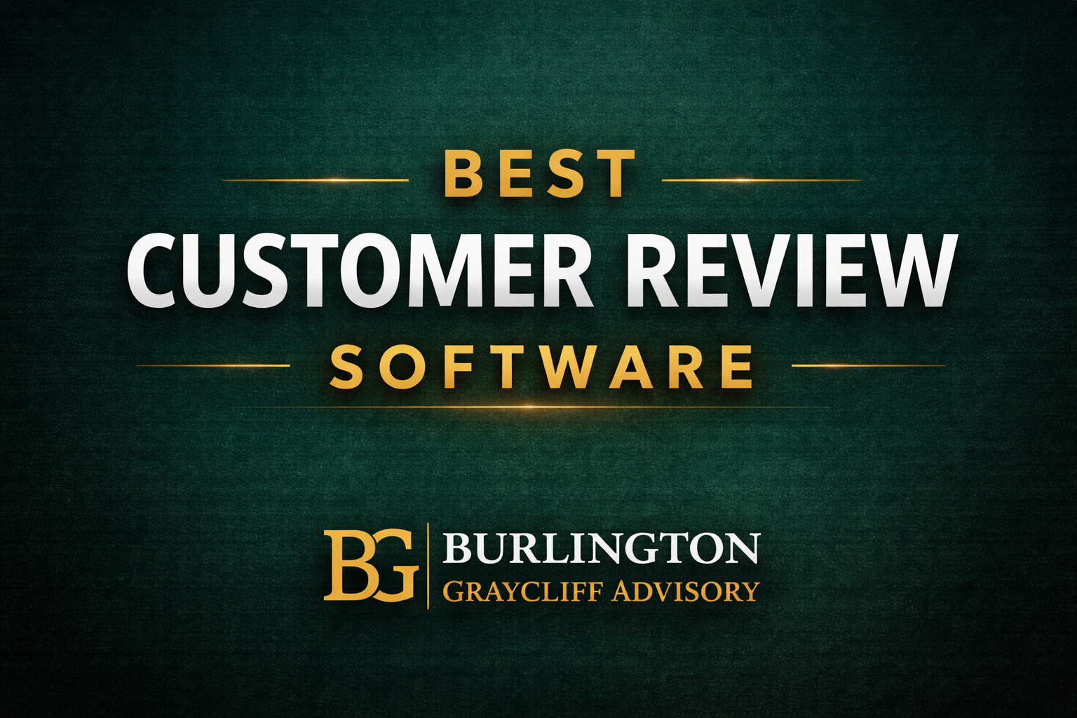 best customer review software