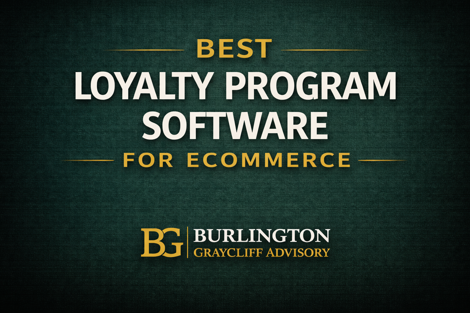 best loyalty program software for ecommerce