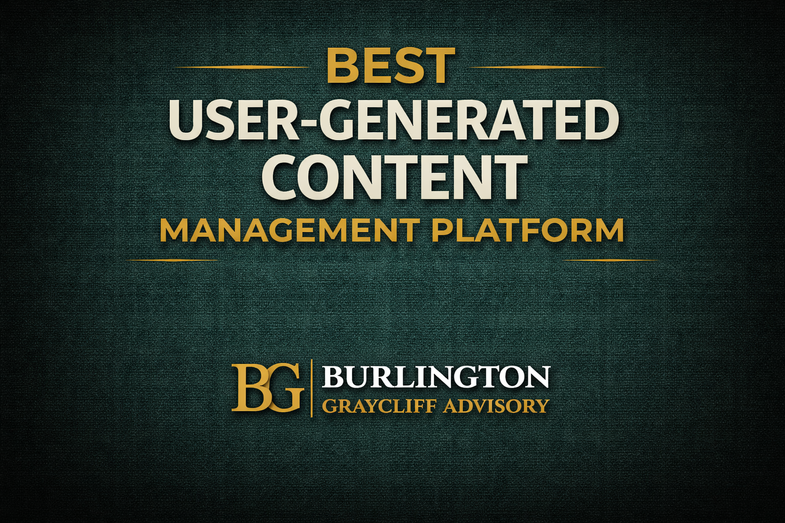 best user-generated content management platform